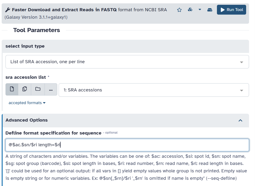 fastq-sra-params