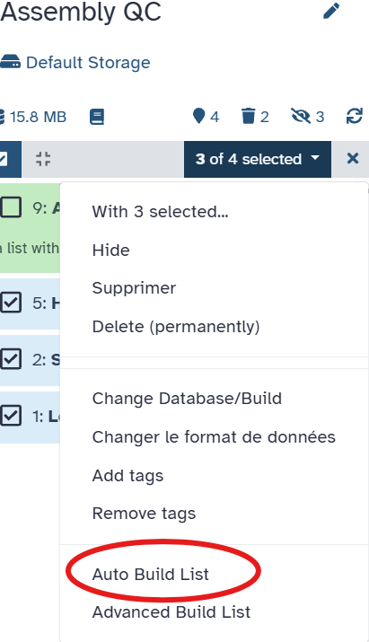 build-list